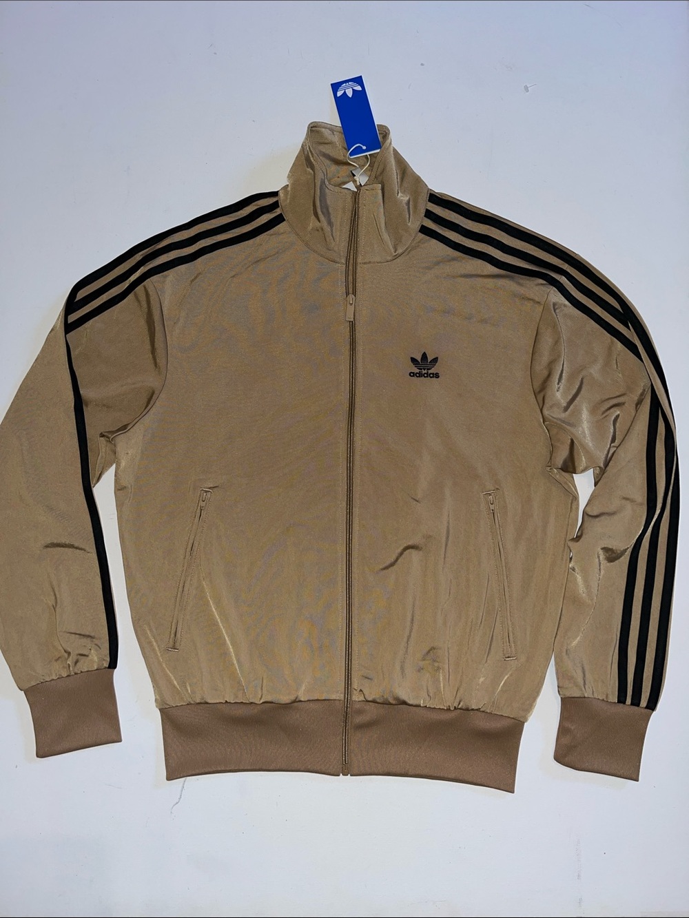 Adidas Originals Firebird Track Top Jacket Mens S Brown Black Full zip $80